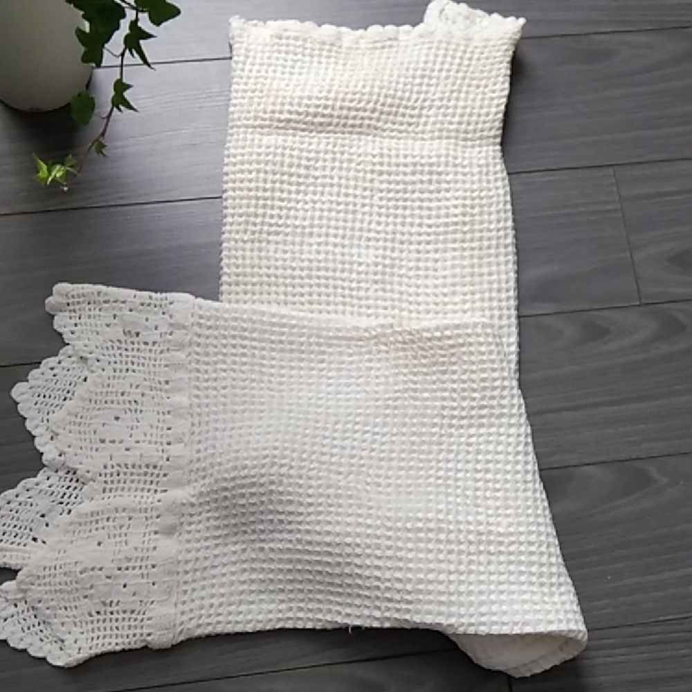 Imported (India) Lace Kitchen Towel (NWOT) - Picture 5 of 8